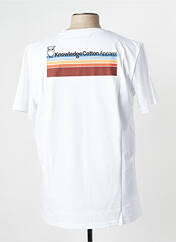 T-shirt blanc KNOWLEDGE COTTON APPAREL pour homme seconde vue