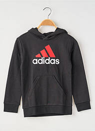Sweat-shirt à capuche noir ADIDAS garcon