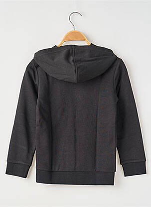 Sweat-shirt à capuche noir ADIDAS garçon