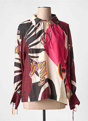 Blouse col v rose STELLA FOREST femme