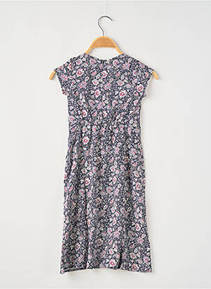 Robe longue col rond bleu IKKS JUNIOR fille