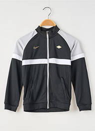 Veste casual col col montant noir NIKE enfant