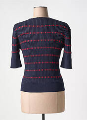 Gilet manches courtes bleu LA PETITE FRANCAISE pour femme seconde vue