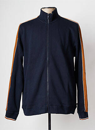 Veste casual col col montant bleu BONOBO homme