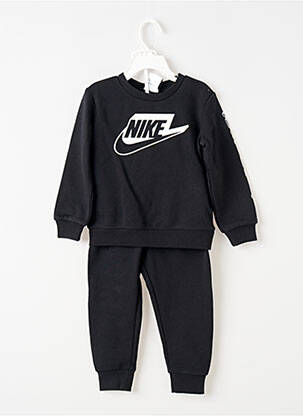 Ensemble de sport col rond noir NIKE garçon