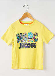 T-shirt col rond jaune MARC JACOBS garcon