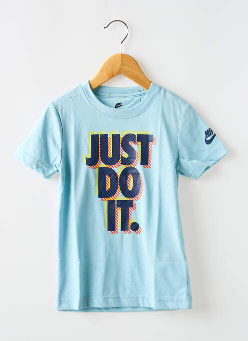 T-shirt bleu NIKE pour garçon