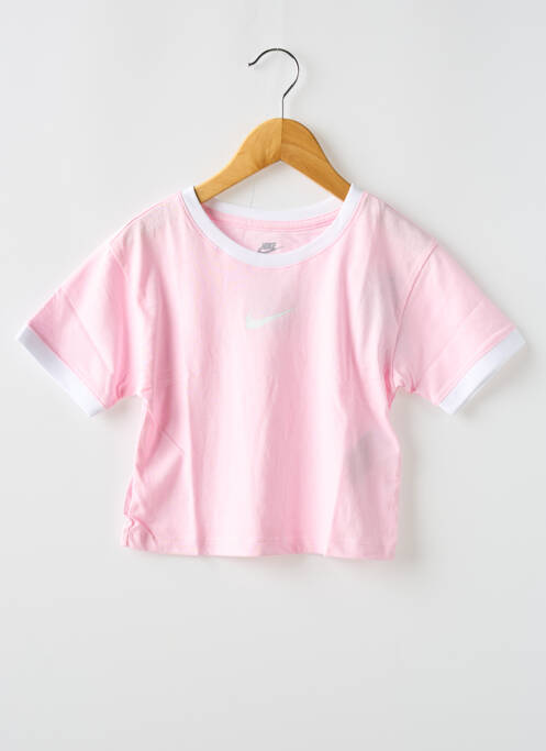 T-shirt rose NIKE pour fille