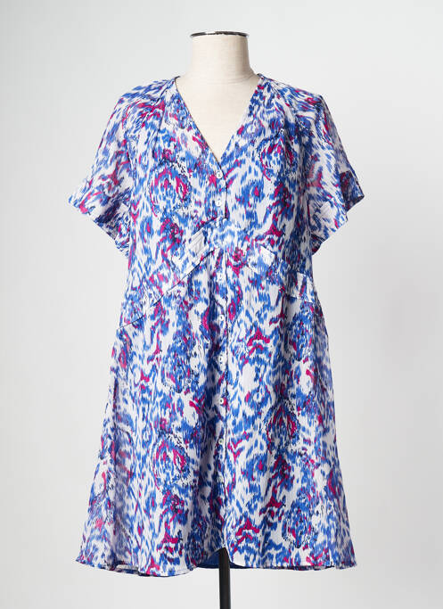 Robe courte bleu SEE U SOON pour femme