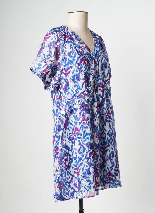 Robe courte bleu SEE U SOON pour femme