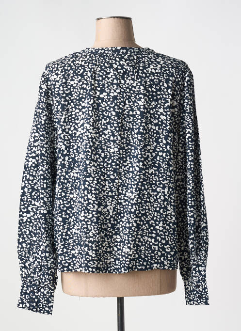 Blouse bleu ICHI pour femme