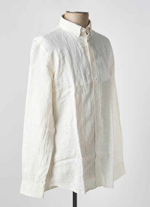 Chemise manches longues blanc SELECTED pour homme