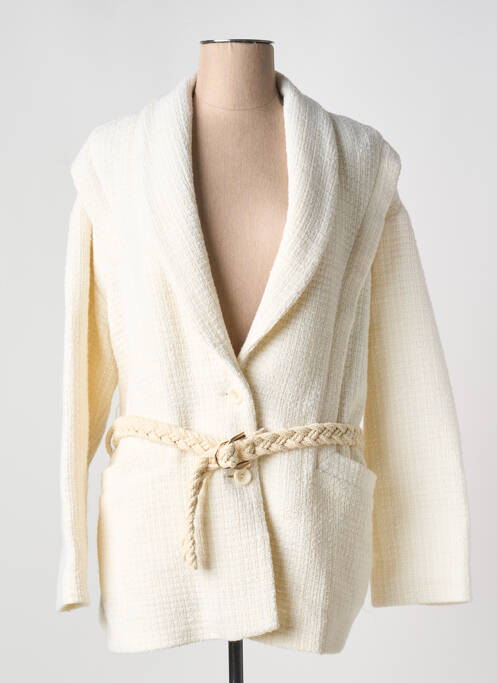 Veste casual blanc LA PETITE FRANCAISE pour femme