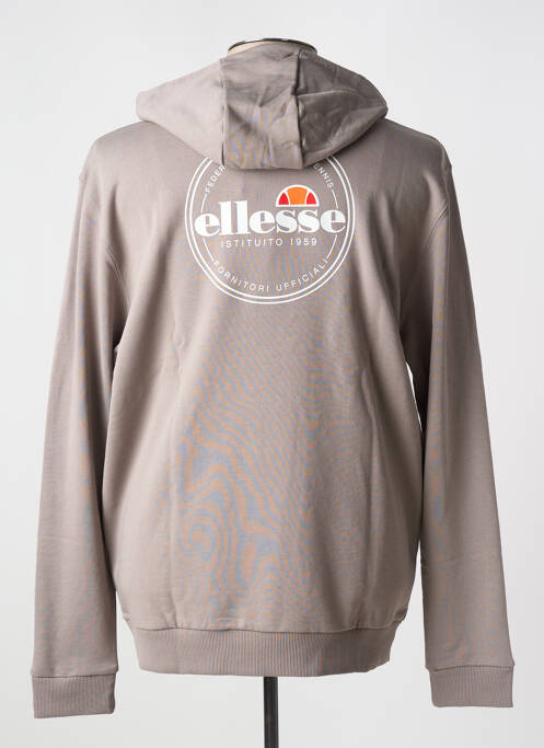 Sweat-shirt à capuche gris ELLESSE pour homme