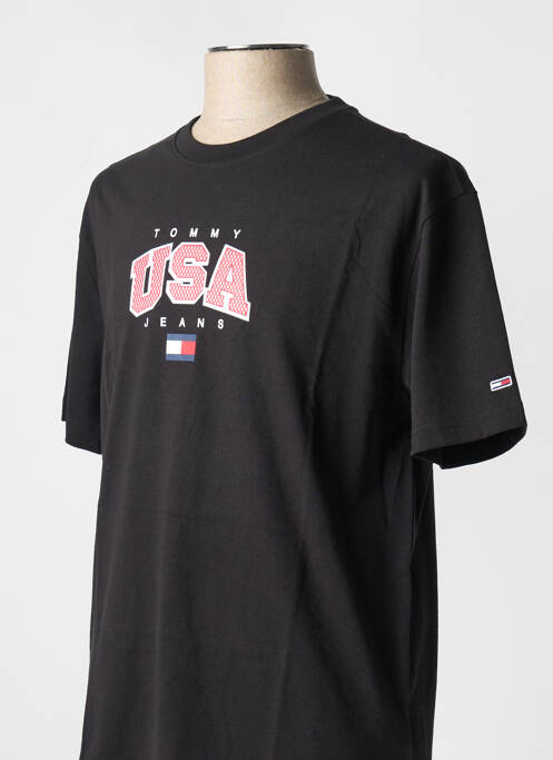 T-shirt noir TOMMY HILFIGER homme