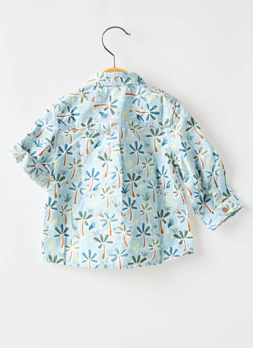 Chemise manches longues bleu TAPE À L'OEIL pour garçon