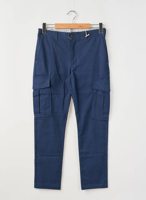 Pantalon droit bleu FAGUO pour homme