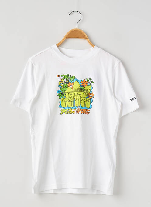 T-shirt blanc ADIDAS pour enfant