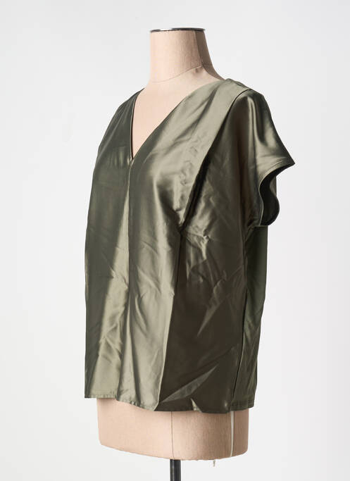 T-shirt vert CAROLL pour femme