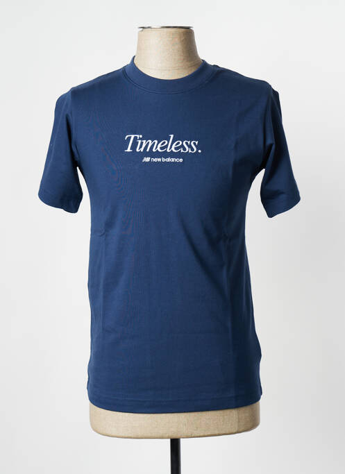 T-shirt bleu NEW BALANCE pour femme