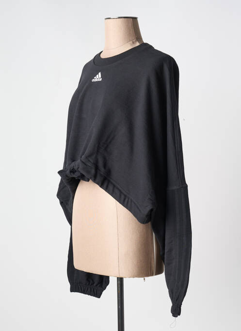 Sweat-shirt noir ADIDAS pour femme