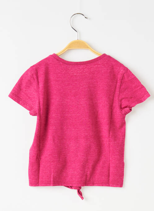 T-shirt rose IKKS JUNIOR pour fille