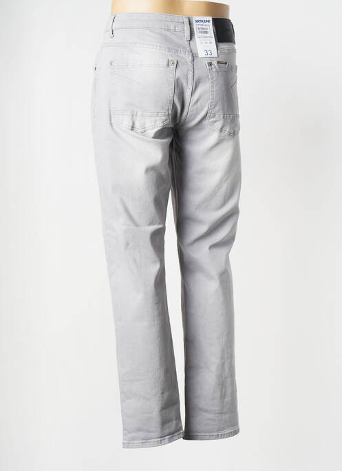 Jeans coupe slim gris SIXTH JUNE pour homme