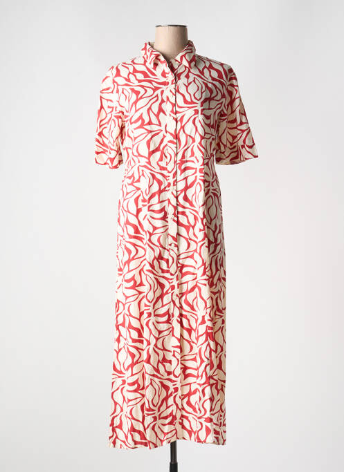 Robe longue rouge AN' GE pour femme