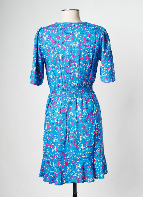 Robe courte bleu AN' GE pour femme