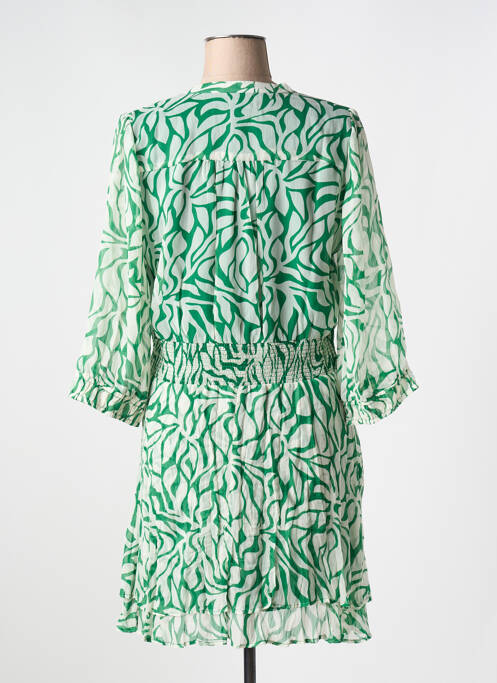 Robe courte vert AN' GE pour femme