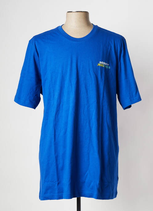T-shirt bleu ADIDAS pour homme