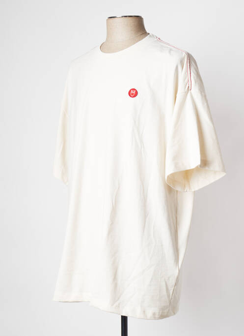 T-shirt blanc KNOWLEDGE COTTON APPAREL homme