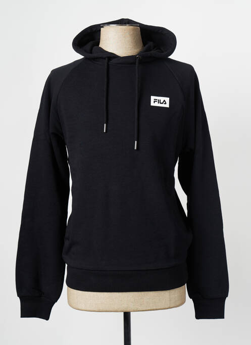 Sweat-shirt à capuche noir FILA pour homme