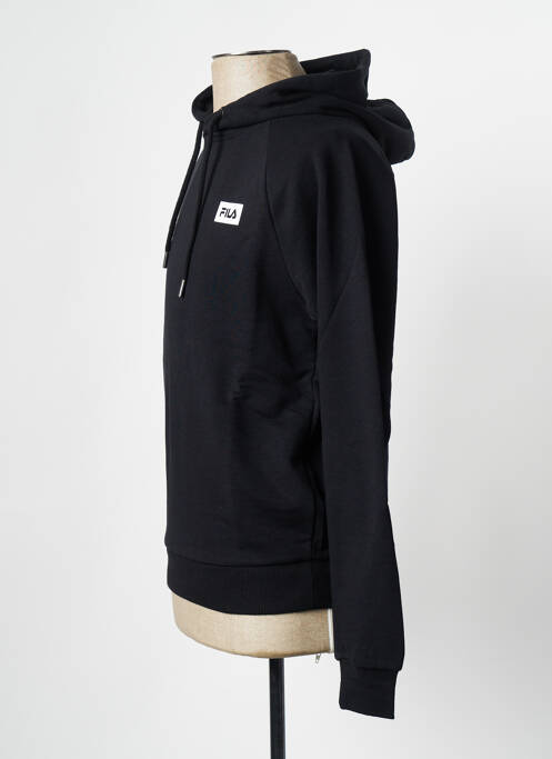Sweat-shirt à capuche noir FILA pour homme