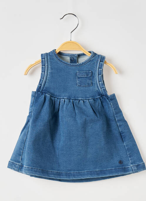 Robe mi-longue bleu PETIT BATEAU pour fille