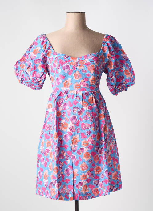 Robe courte bleu GRACE & MILA pour femme