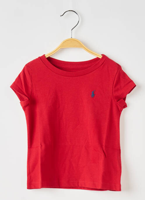 T-shirt rouge RALPH LAUREN pour fille