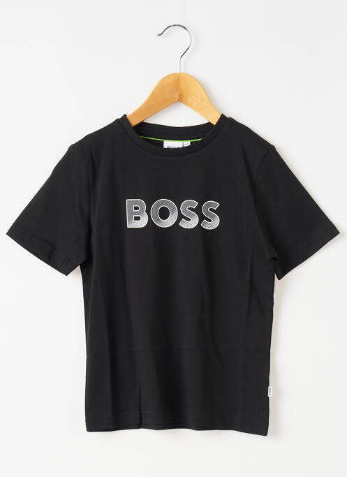 T-shirt noir HUGO BOSS pour garçon