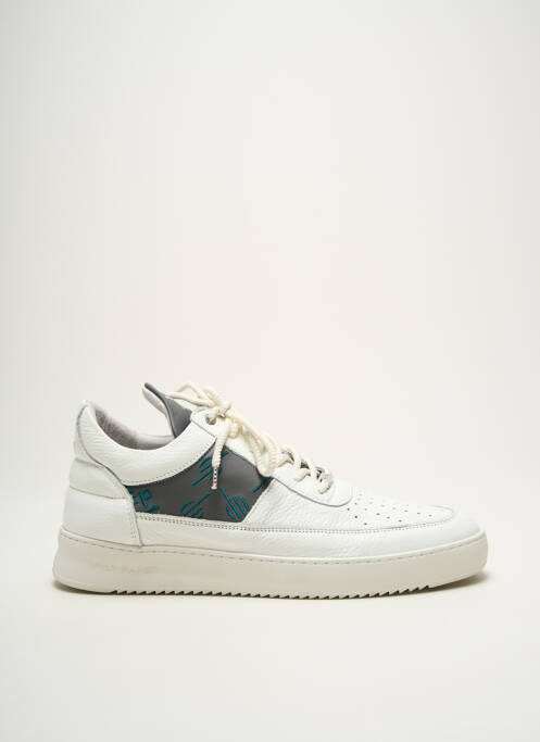 Baskets blanc FILLING PIECES pour homme