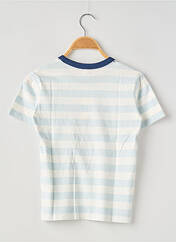 T-shirt bleu PETIT BATEAU pour garçon seconde vue