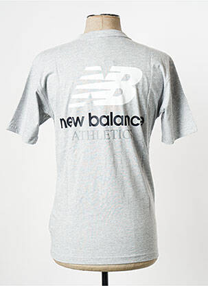 T-shirt col rond gris NEW BALANCE homme