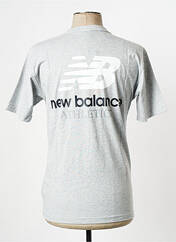 T-shirt gris NEW BALANCE pour homme seconde vue