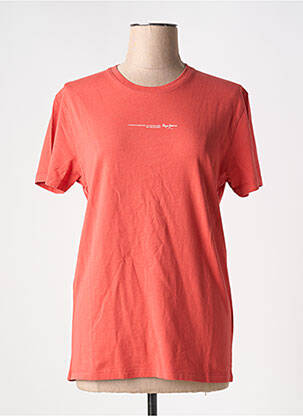 T-shirt col rond rouge PEPE JEANS homme