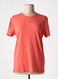 T-shirt col rond rouge PEPE JEANS homme