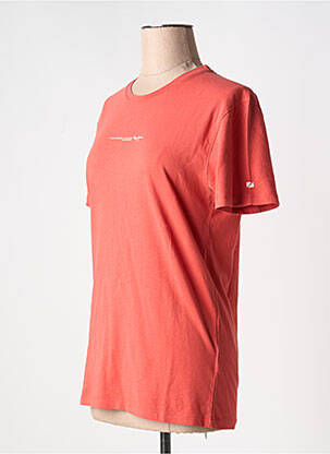 T-shirt col rond rouge PEPE JEANS homme