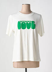 T-shirt blanc THINKING MU pour femme seconde vue