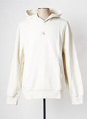 Sweat-shirt à capuche blanc CALVIN KLEIN pour homme seconde vue