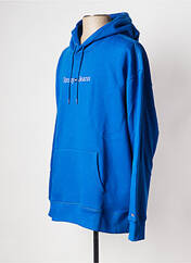 Sweat-shirt à capuche bleu TOMMY HILFIGER pour homme seconde vue