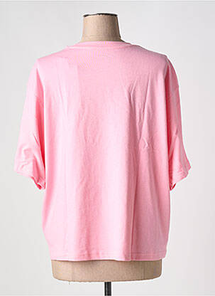 T-shirt col rond rose ADIDAS femme