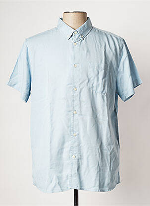 Chemise manches courtes bleu KNOWLEDGE COTTON APPAREL homme